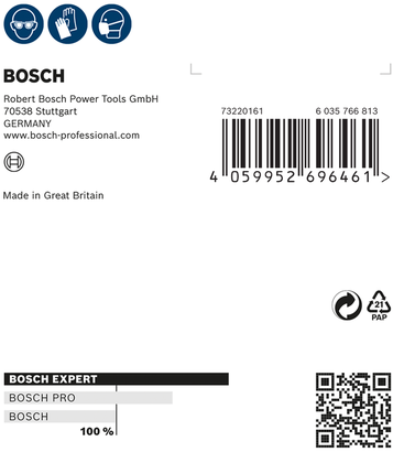 Giấy chà nhám cầm tay Bosch EXPERT W480 1/4